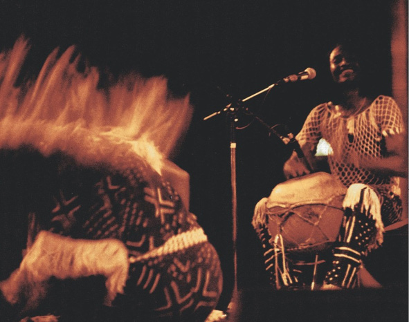 arafina, from Burkina Faso at Falun Folkmusic Festival in 1990