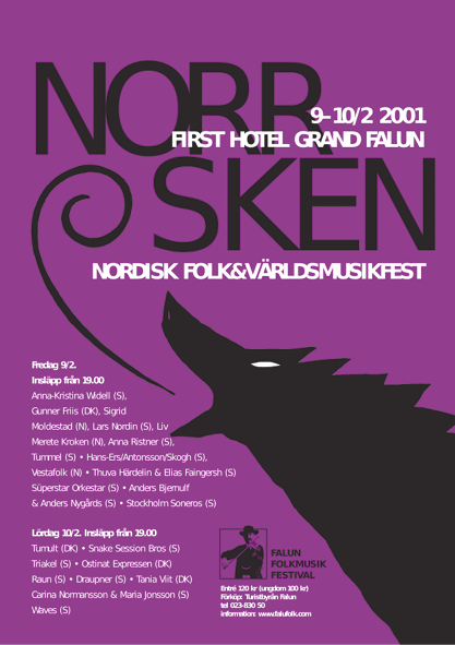 Poster from Norrsken meeting in 2001