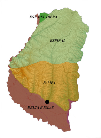 Mapa de eco-regiones 