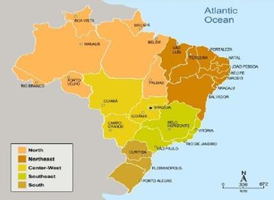 Regions and states of Brazil