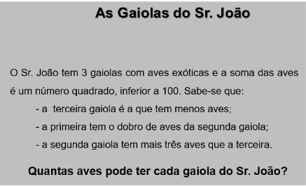 As Gaiolas do Sr. João