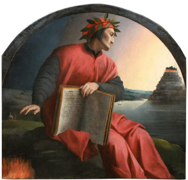 Ritratto allegorico di Dante, de Agnolo Bronzino (1530).3