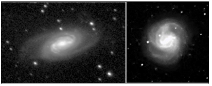 Imágenes de las galaxias NGC9203 y M61 tomadas con SNORRI desde
Churuquita Chiquita