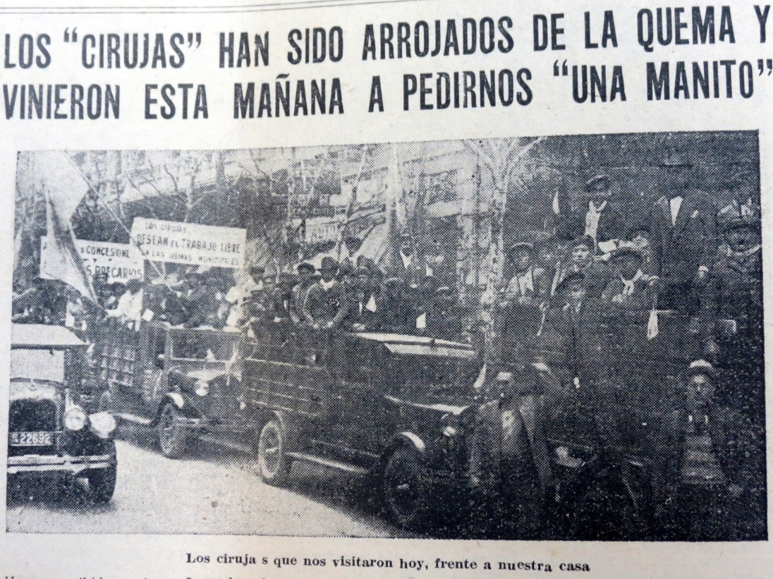 Fotografía extraída
de El Diario, 10 de julio de 1930