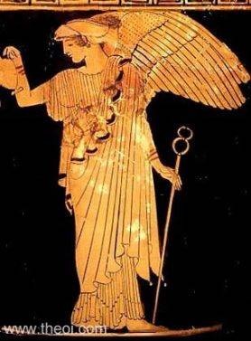 Iris, Athenian red-figure lekythos
C5th B.C.