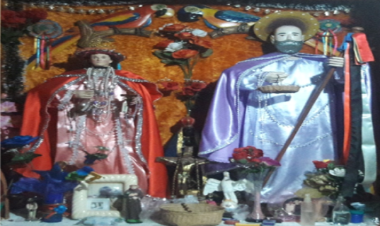 
Representação das imagens de Sant’Ana e São Joaquim
