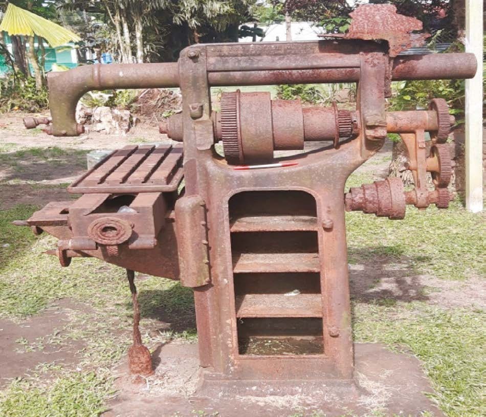 Brainard Milling Machine localizada
en Tortuguero