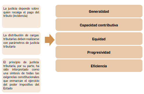 Gráfico 2.   Justicia frente a principios tributarios