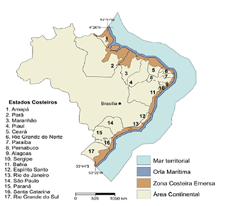 A Zona Costeira do Brasil