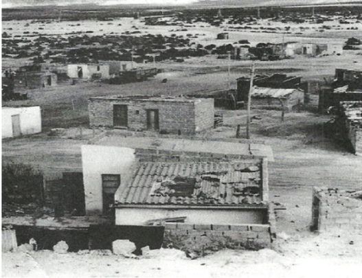Barrio Loma Blanca, parte oeste del barrio La Loma. 1940