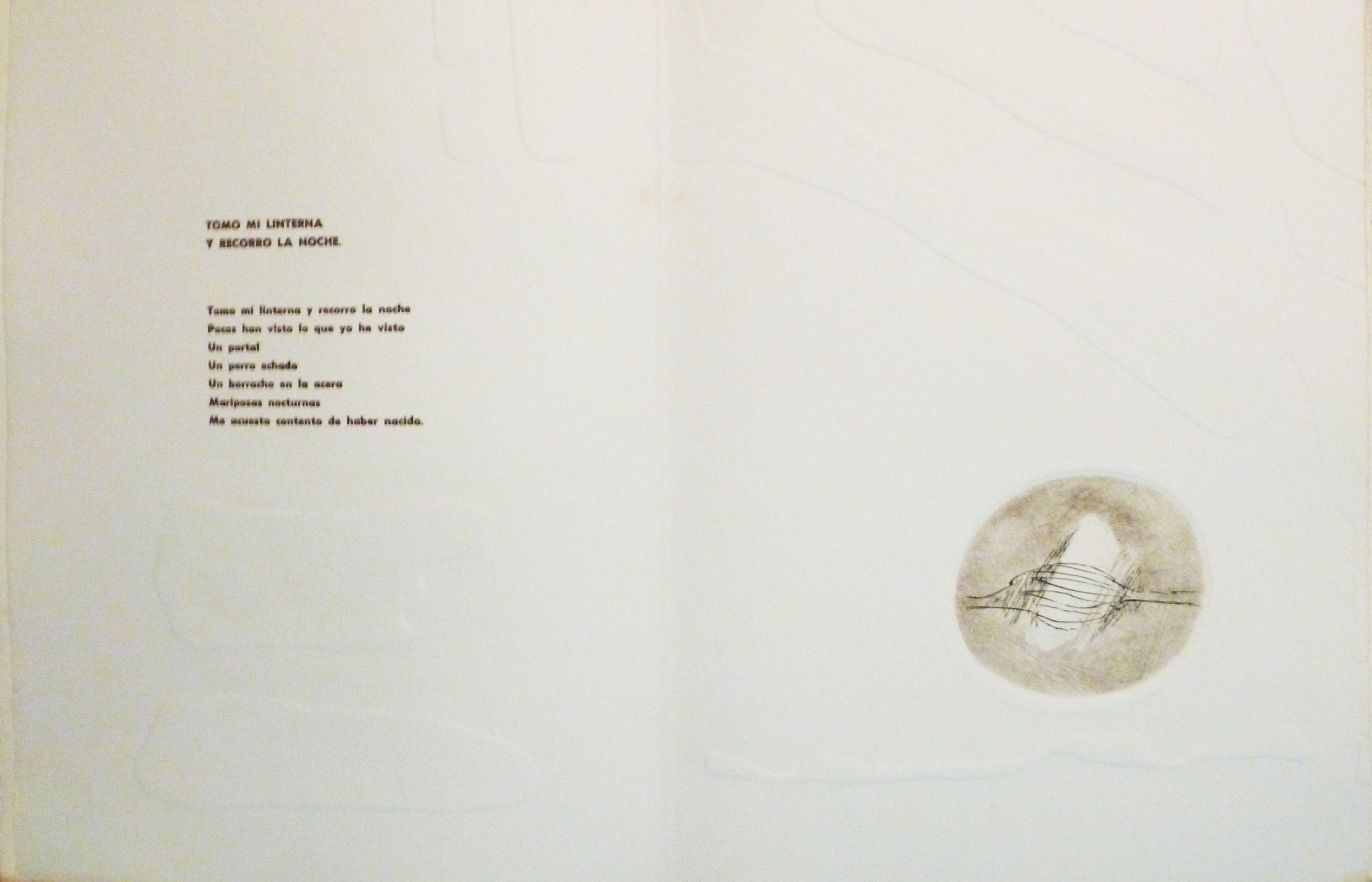 Poemas Grabados. Gustavo Pereira y Gladys Meneses, pp. 5–6 (1979)