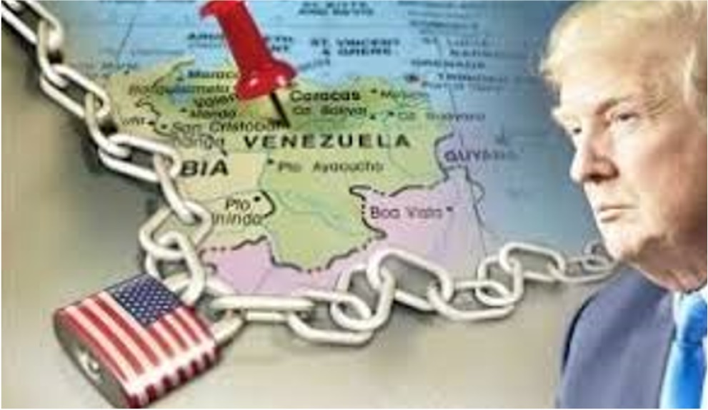 Férreo bloqueo de Estados Unidos contra Venezuela.