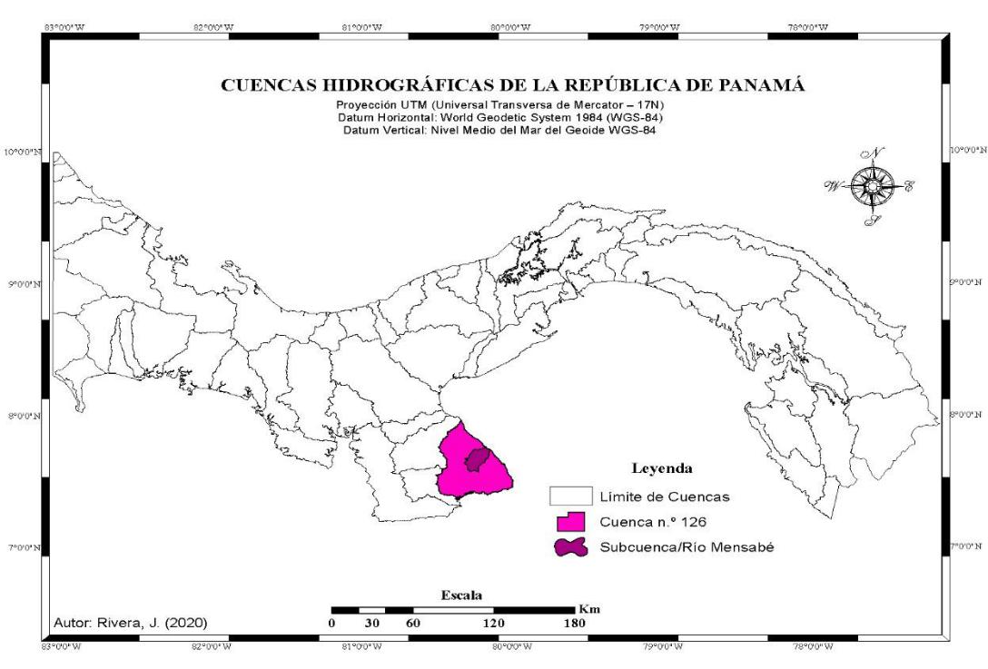 Figura 1.
Localización del área de pesquisa. Autor: Rivera, J. (2020).