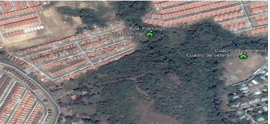  Ubicación satelital de la
barriada Flamingo y el Cuadro de Veteranos ubicados en el corregimiento de
Barrio Balboa, distrito El Trapichito. 

 