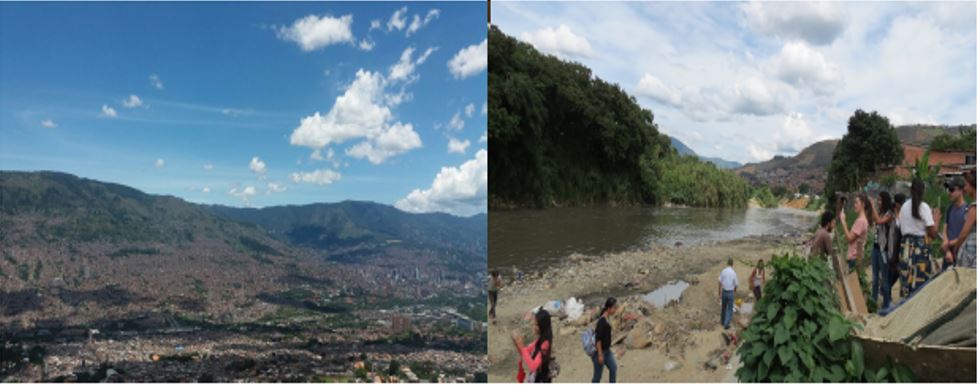 La ladera oriental y el río
Medellín, 2016