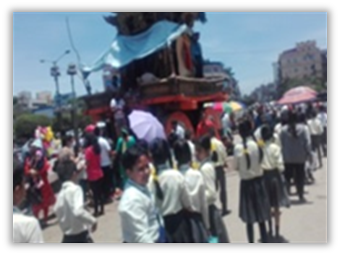 Students visiting Machindranath 