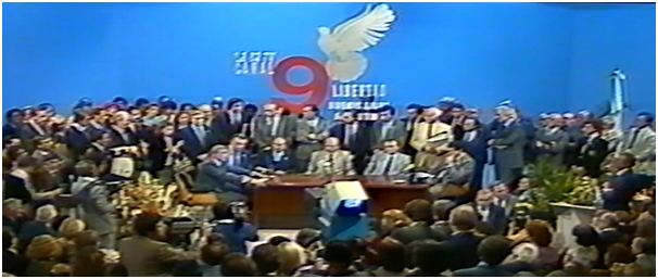 Acta  de transferencia de Canal 9  (24  de mayo de 1984).