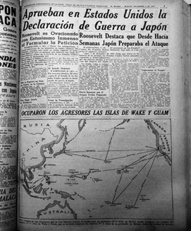 El Mundo, 9 de diciembre de 1941.