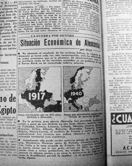 Dixit, “Situación económica de    Alemania. La guerra por dentro”, El Mundo,   24 de junio de 1940
