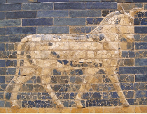 Figure 3: Bull representing Adad from the I?tar Gate of Babylon