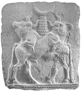 Figure 7: Plaque with crossed bulls