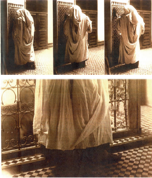 Gaëtan Gatian de Clérambault,fotos de velos marroquíes, 1917 y 1920.