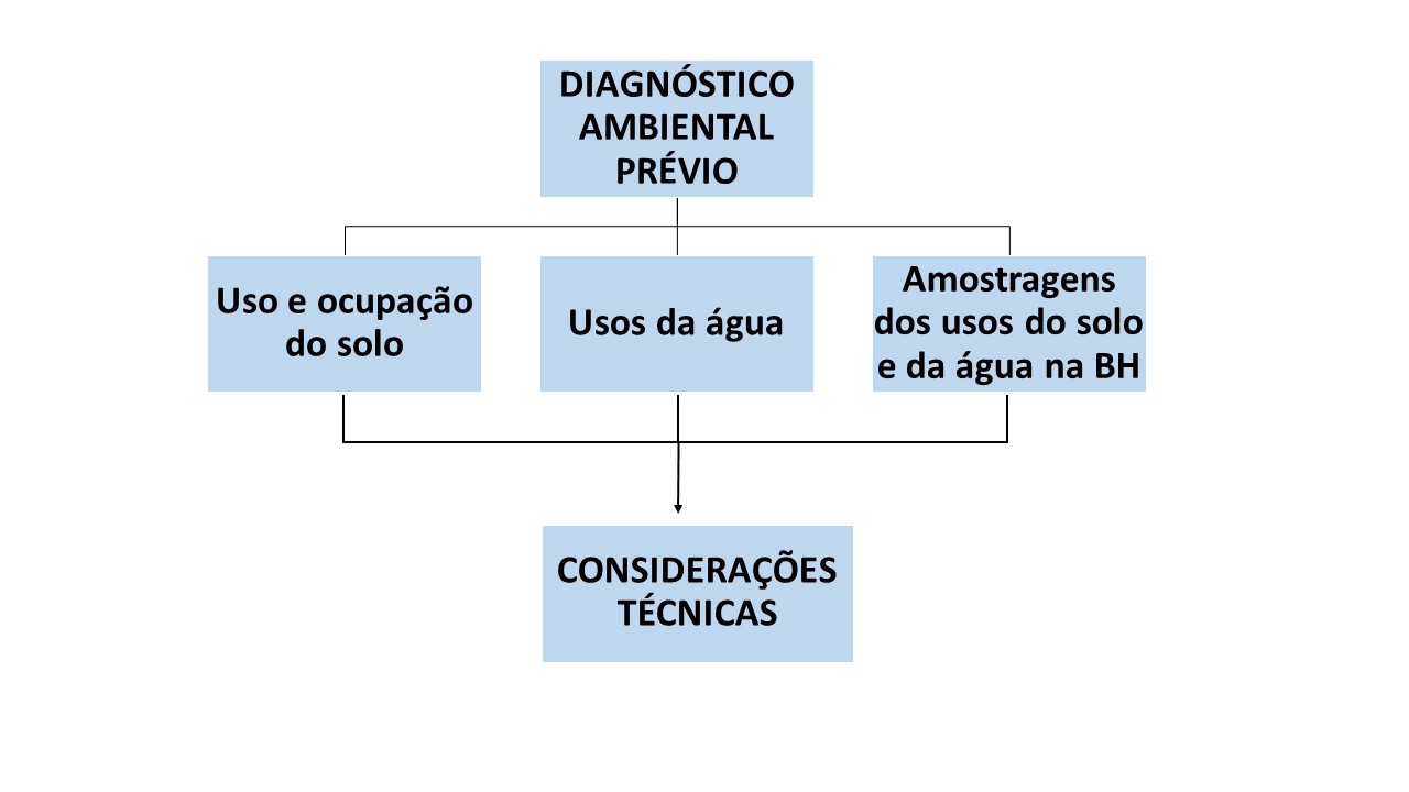 Fluxograma das etapas do
diagnóstico prévio
