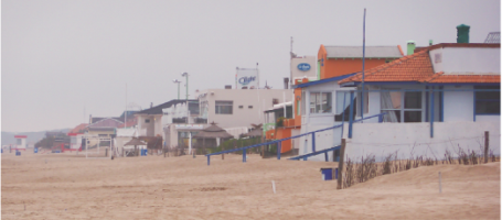 Foto de las Ub en las playas céntricas de Pinamar en época
invernal (año 2012) sin estar instaladas las Us