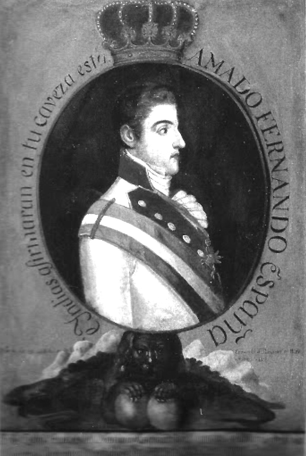 Jura con retrato de
Fernando VII