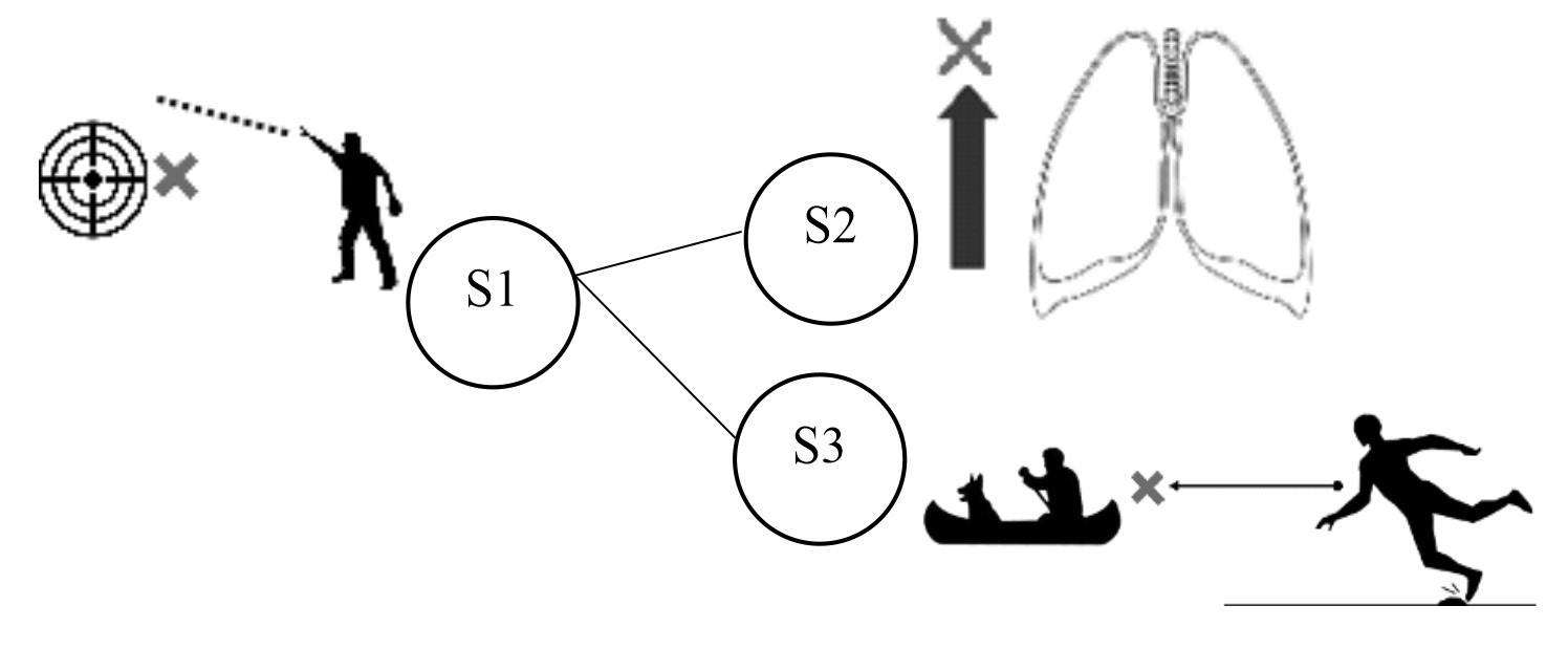 Red radial relativa al verbo bismánhati en shipibo