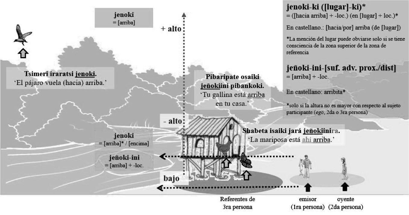 Contextos de uso de los adverbios jenoki y jeñoki