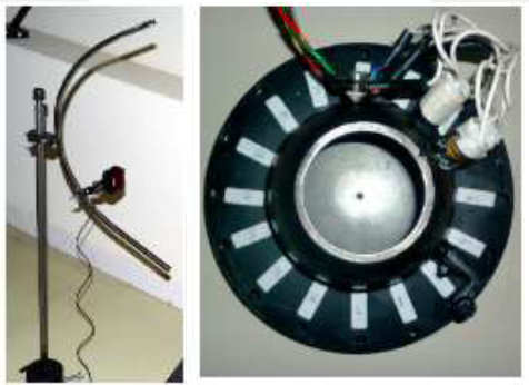 Exemplo de usos para captura RTI
 (esquerda captura mecânica e direita captura pelo mini domo)
