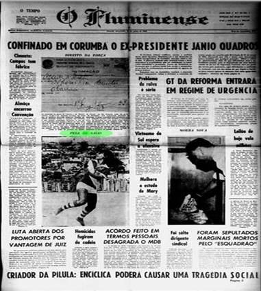 O
Fluminense, Niterói, 30 jul. 1968, p. 3.