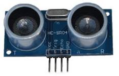  Sensor ultrasónico HC SR04.