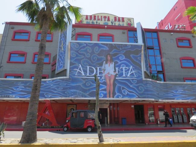 The popular Adelita
Bar in Coahuila Street is a historical brothel in Tijuana.