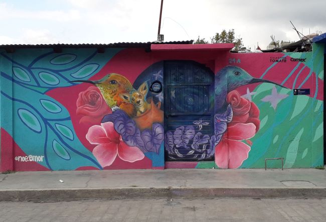 Mural del proyecto Ciudad Mural San
Cristóbal, 2019. San Cristóbal de Las Casas, Chiapas.
