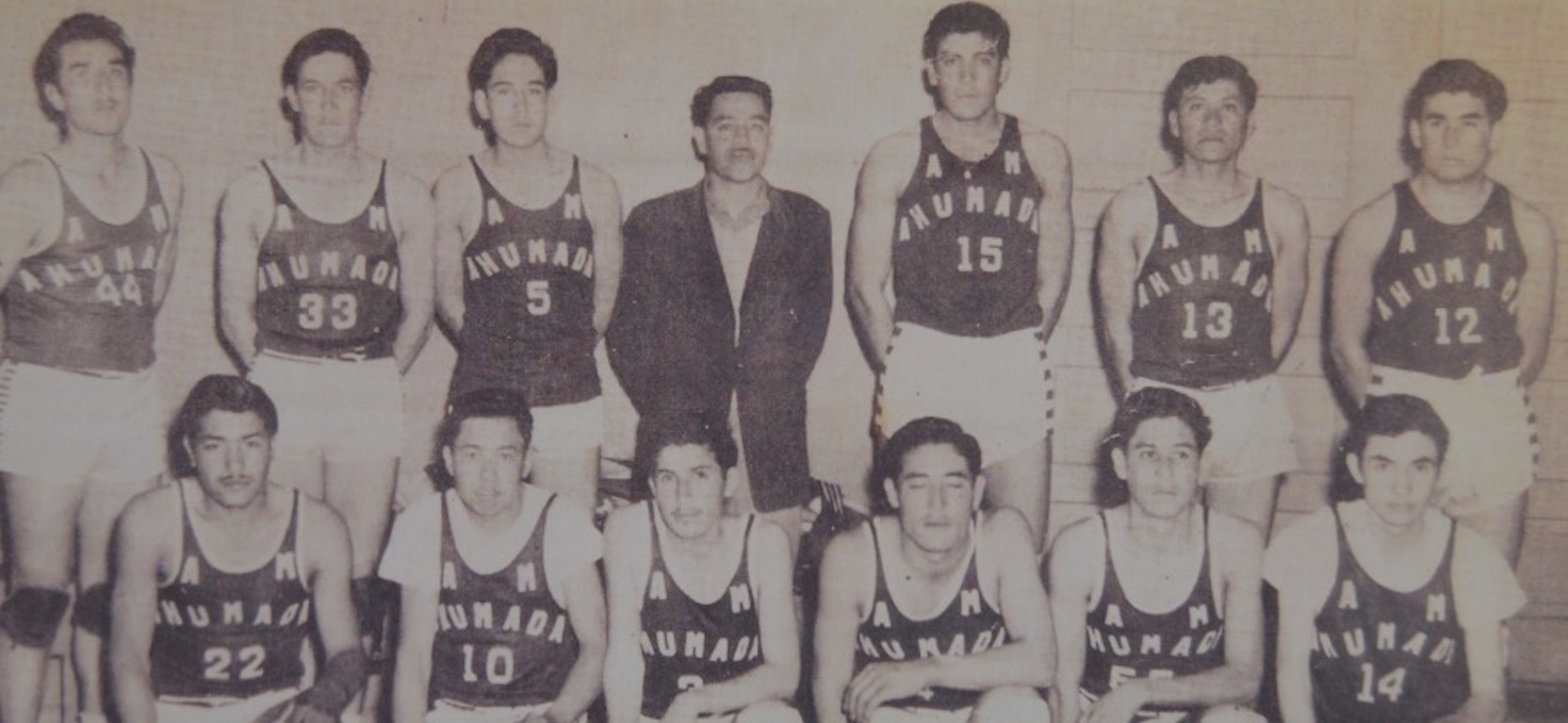 Equipo de Ahumada,
aproximadamente 1958