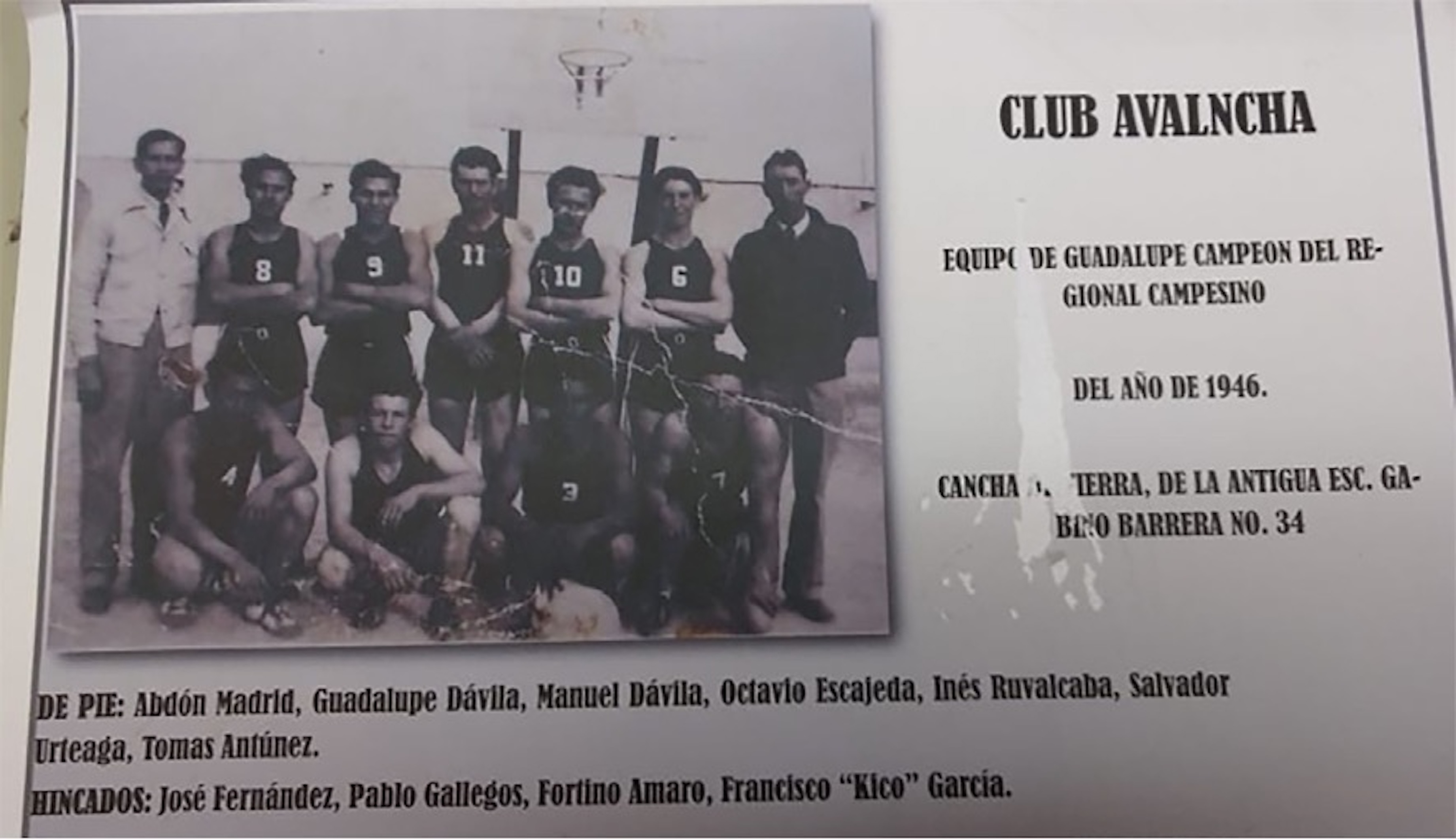 Equipo Club Avalncha, 1946