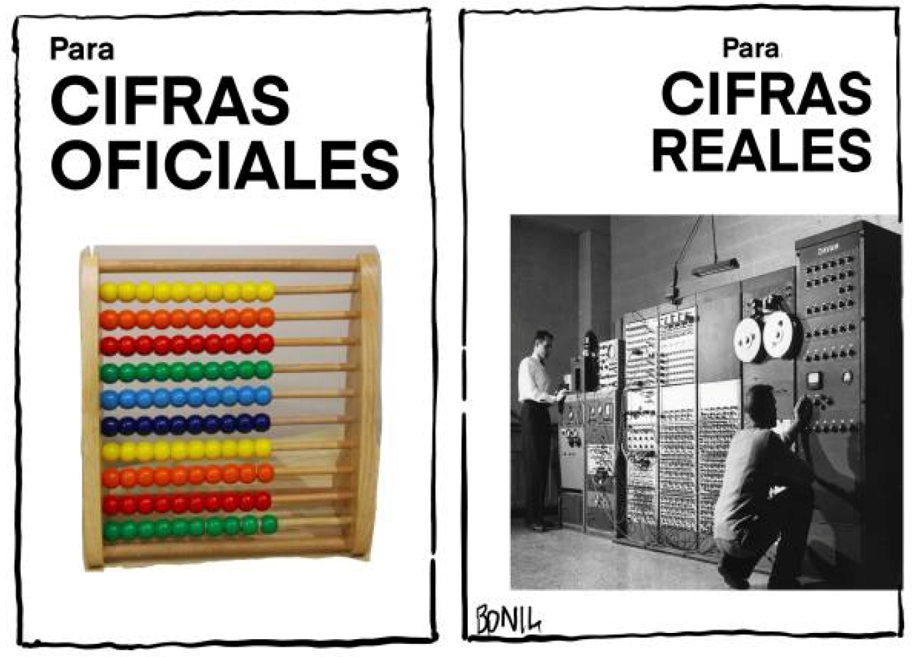 Caricatura de Bonil: “Manejo de información”