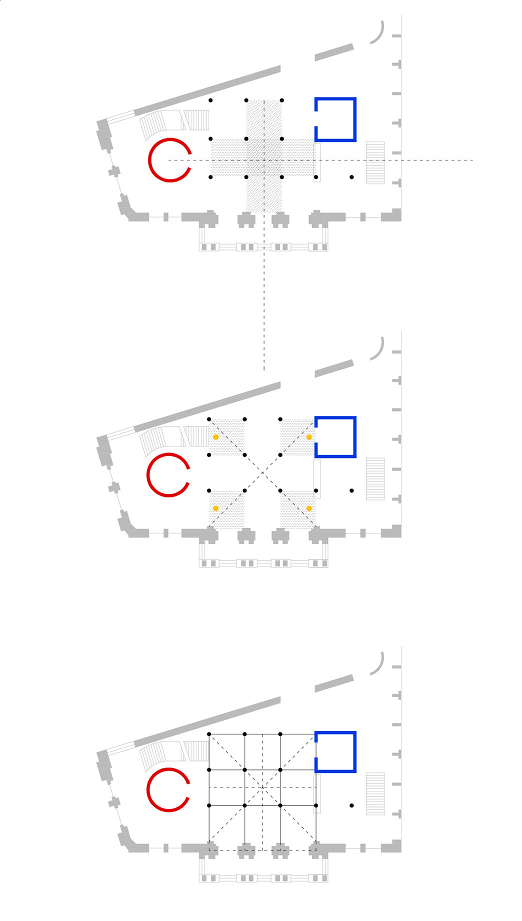 Análisis del concepto
centro-periferia del vestíbulo de la Cooper
Union