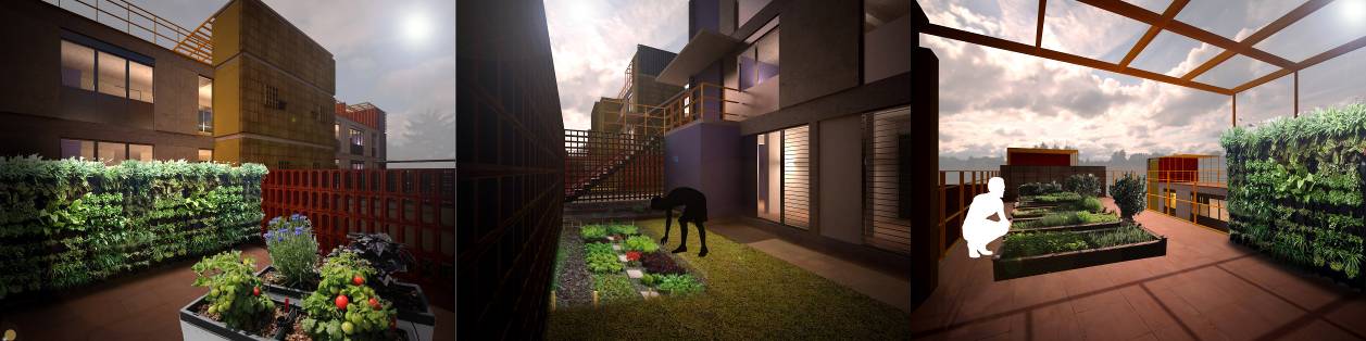 Espacios
de producción integrados a la vivienda