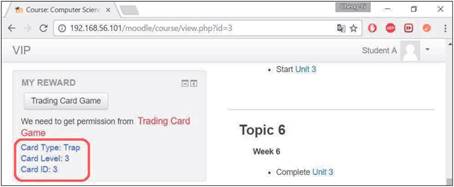 The My Reward block now can show the details of the given reward.