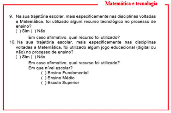 Matemática e tecnologia