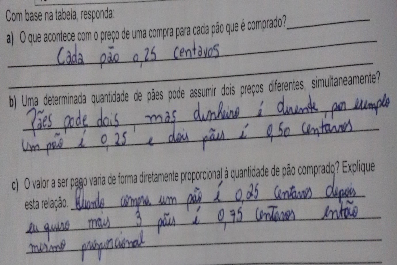 Resposta da estudante A9.