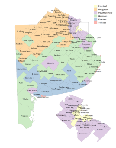 Clasificación de los municipios de la Provincia de Buenos  Aires