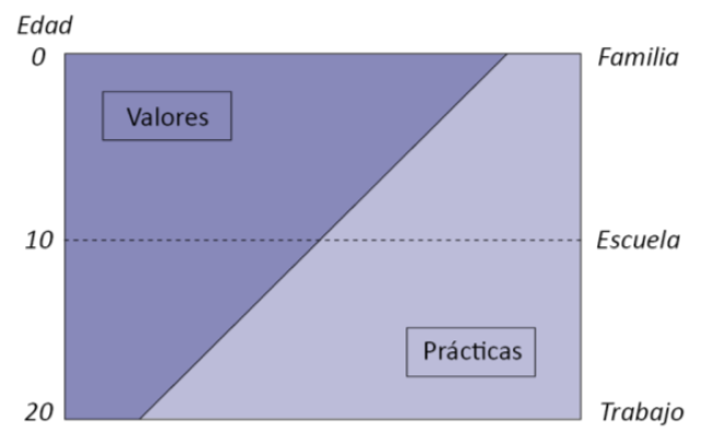 Figure 3. Learning values and practices