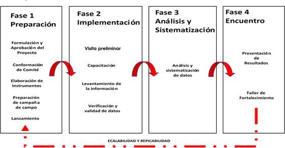 Diagrama de fases de
  la investigación