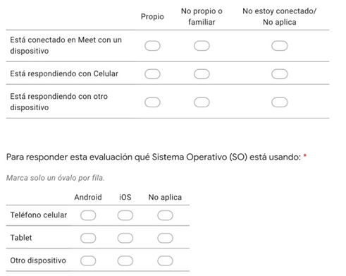 Encuesta a los alumnos