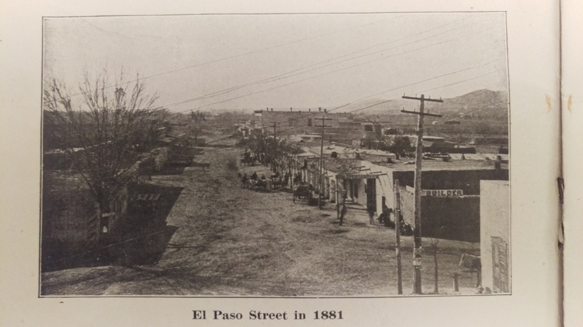 Figura 1. El Paso Street
in 1881. 