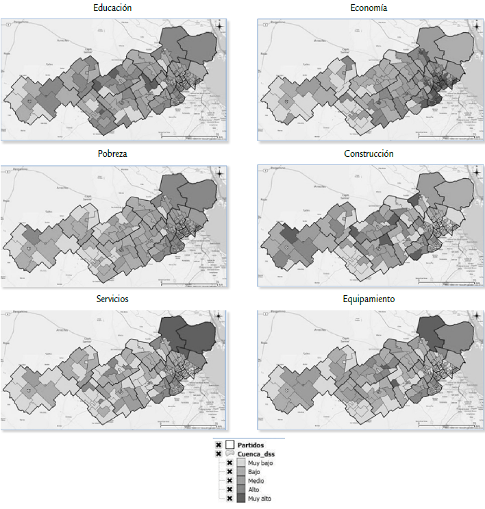  Distribución espacial de dimensiones